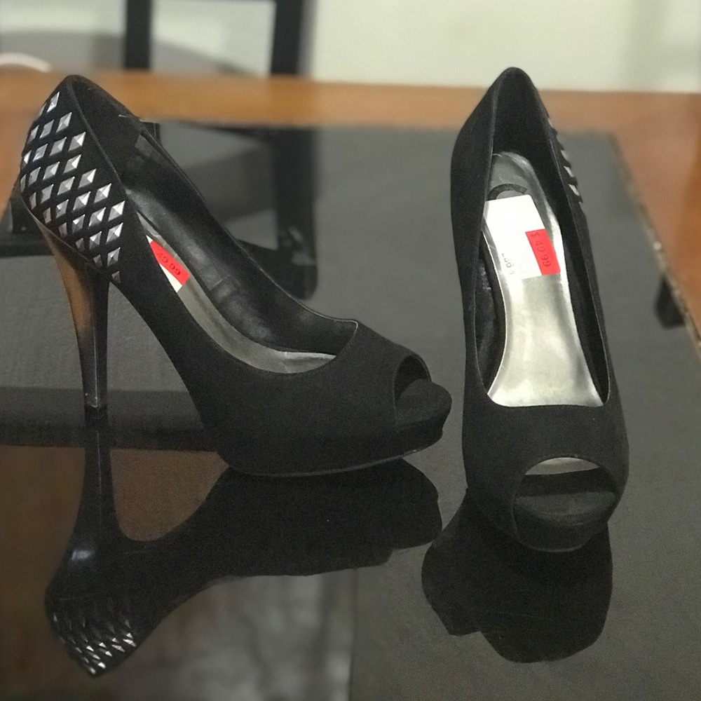 Black Suede Heels